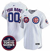 Youth Chicago Cubs ACTIVE PLAYER Custom White 2025 Tokyo Series Limited Stitched Baseball Jersey,baseball caps,new era cap wholesale,wholesale hats